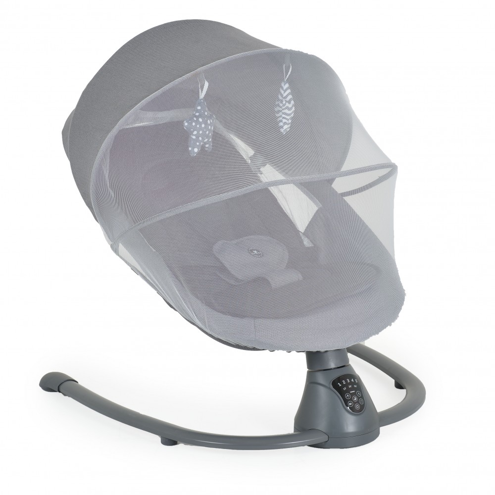 Cangaroo Ηλεκτρικό Relax Μωρού Κούνια 2 σε 1 Zara Dark Grey 3800146249830