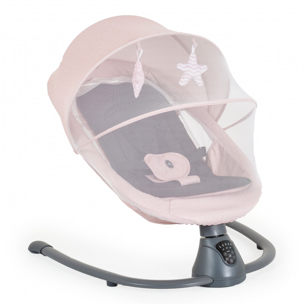 Cangaroo Ηλεκτρικό Relax Μωρού Κούνια 2 σε 1 Zara Pink 3800146249823