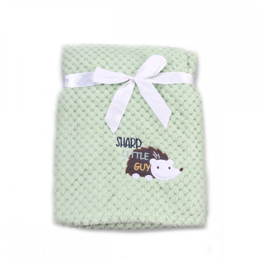 Cangaroo Κουβέρτα Αγκαλιάς & Λίκνου Freya Fleece Πράσινη 80x110cm 3800146263997