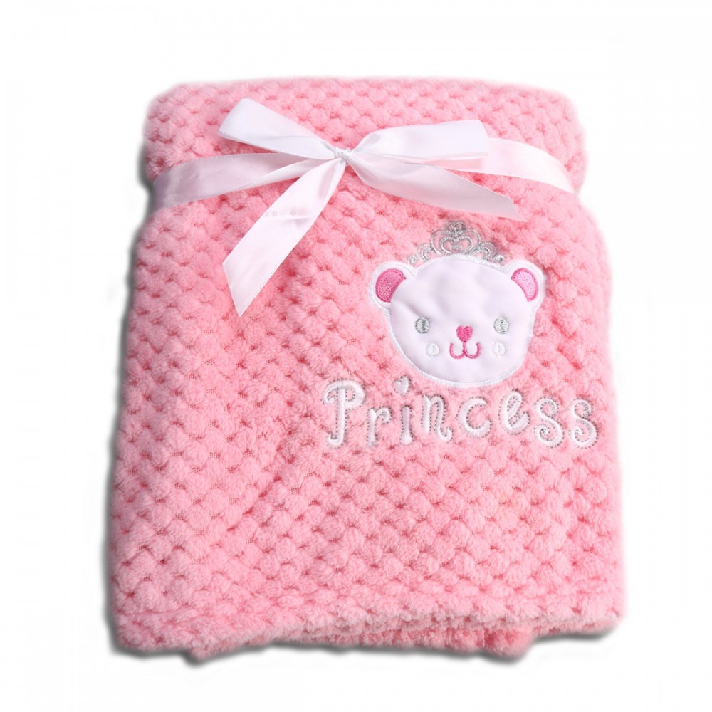 Cangaroo Κουβέρτα Αγκαλιάς & Λίκνου Freya Fleece Ροζ 80x110εκ.3800146264000