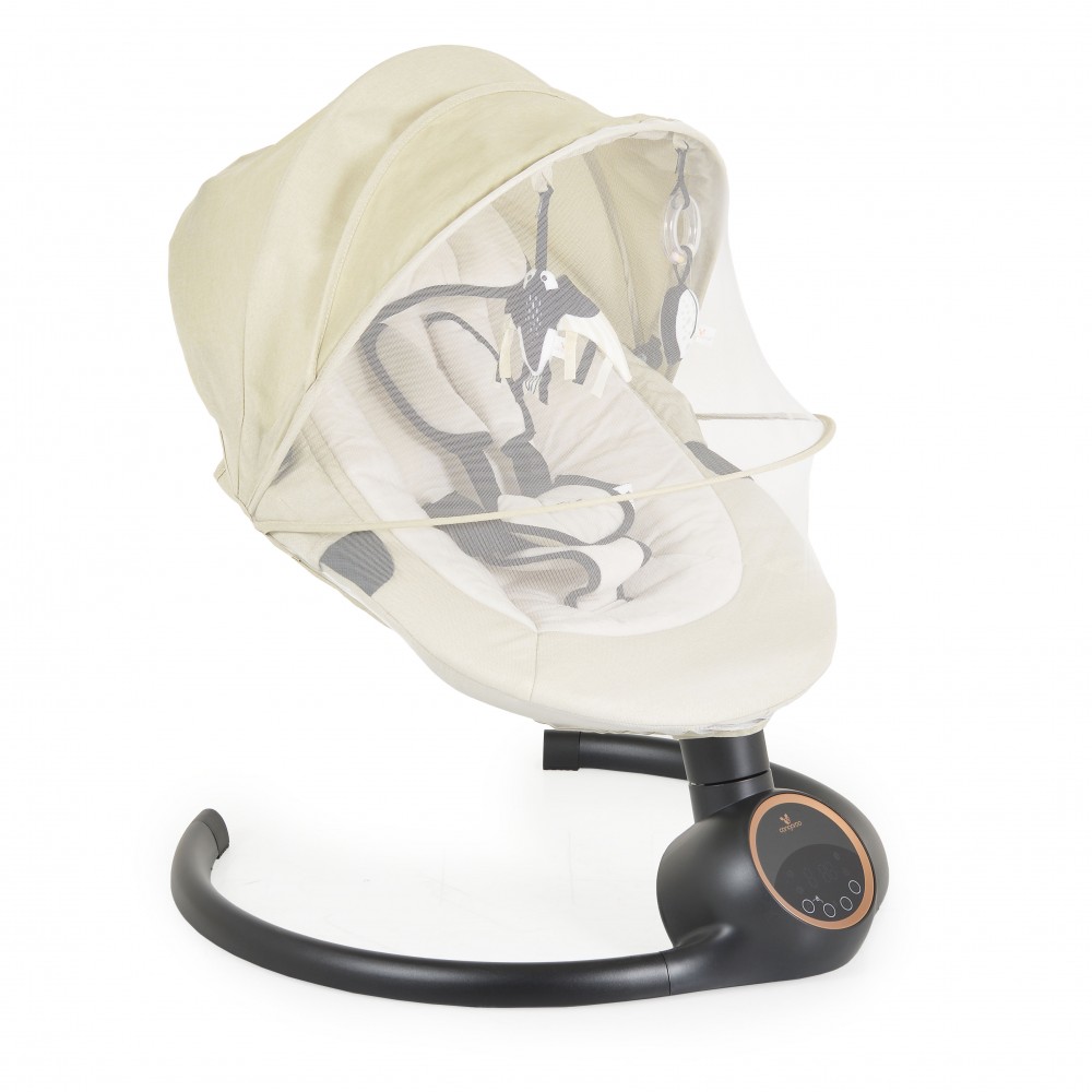 Cangaroo Ηλεκτρικό Relax Μωρού Κούνια Prestige Beige 3801005210077