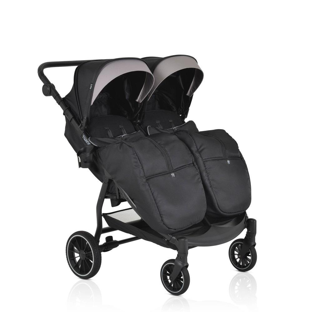 Moni TwinGo Onyx Καρότσι για Δίδυμα 3800146236953