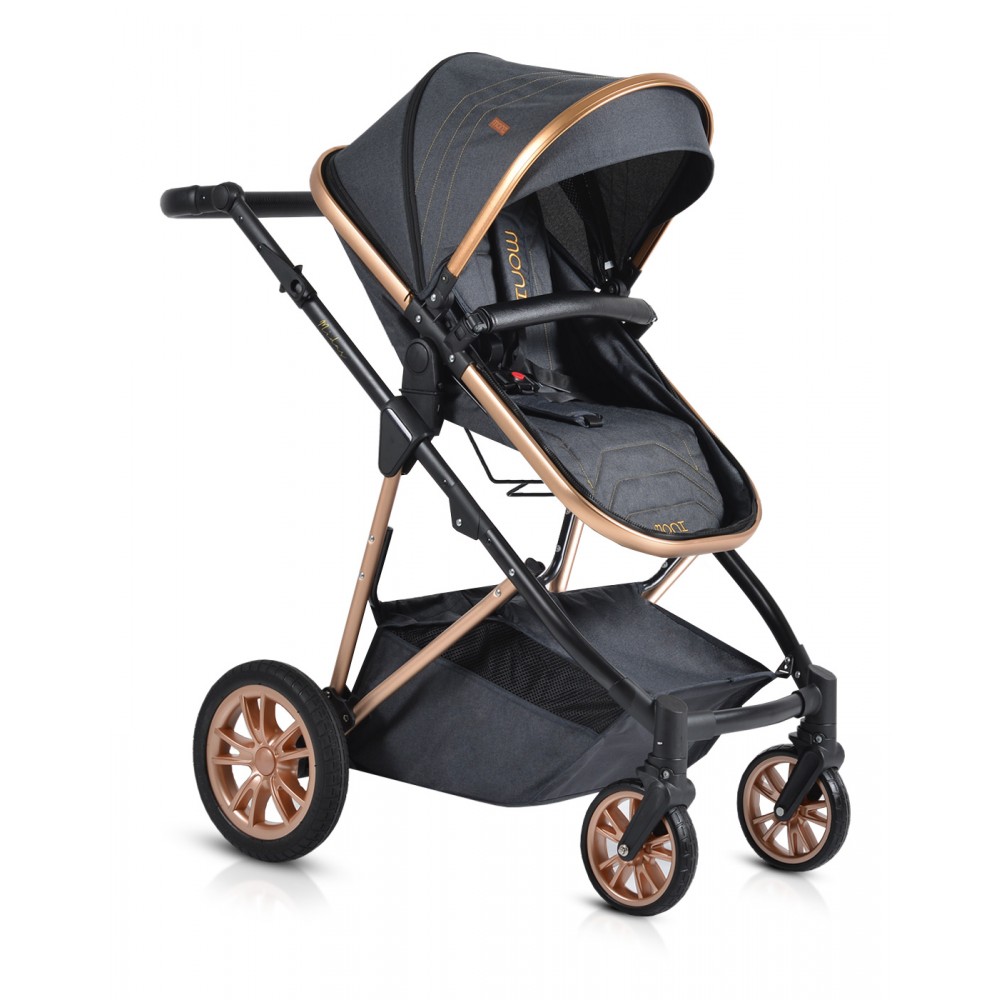Moni Midas Πολυκαρότσι 2 σε 1 Black 3800146235796
