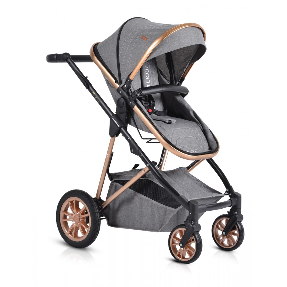 Moni Midas Πολυκαρότσι 2 σε 1 Grey 3800146235802
