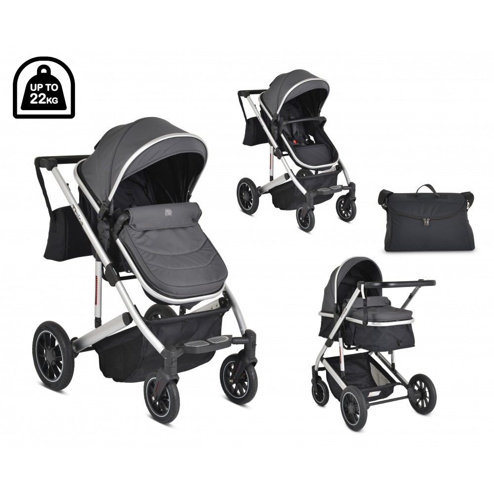 Moni Thira Πολυκαρότσι 2 σε 1 Grey 3800146236045
