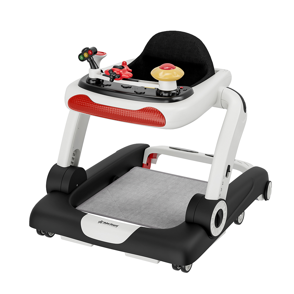 Bebe Stars Περπατούρα Airplane 3 σε 1 Black 4237