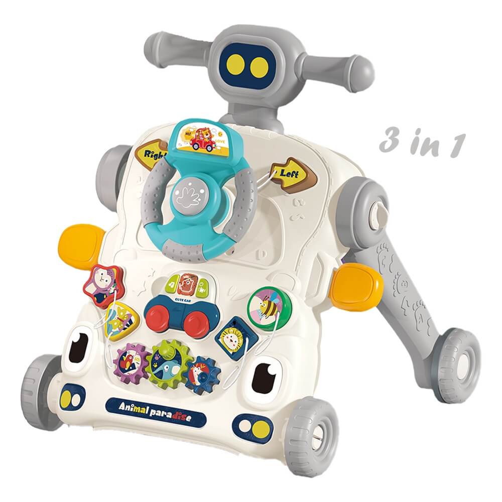 Bebe Stars Περπατούρα Δραστηριοτήτων 3 σε 1 Robbie Grey 4244