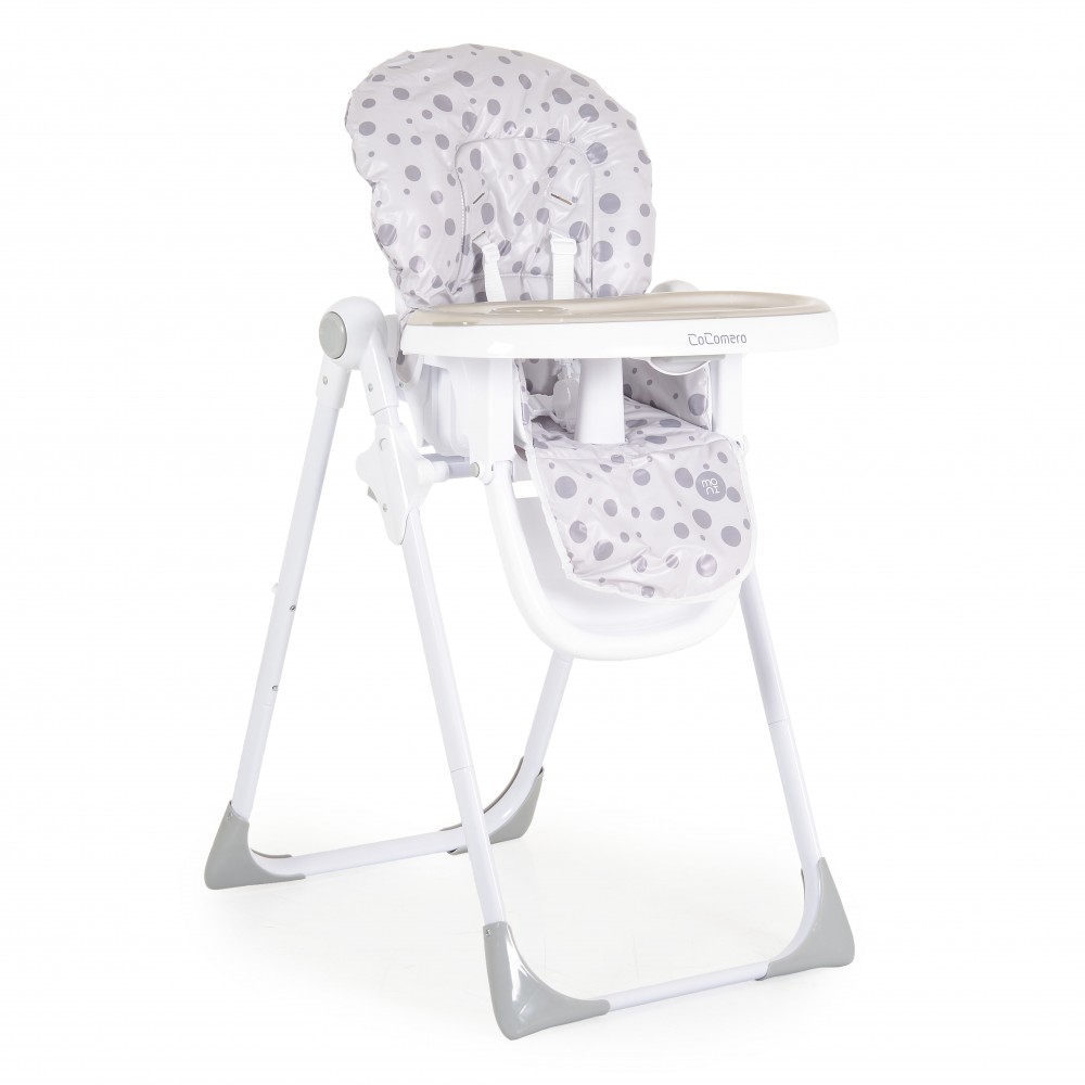 Moni Cocomero Grey Αναδιπλούμενο Καρεκλάκι Φαγητού 3801005152469