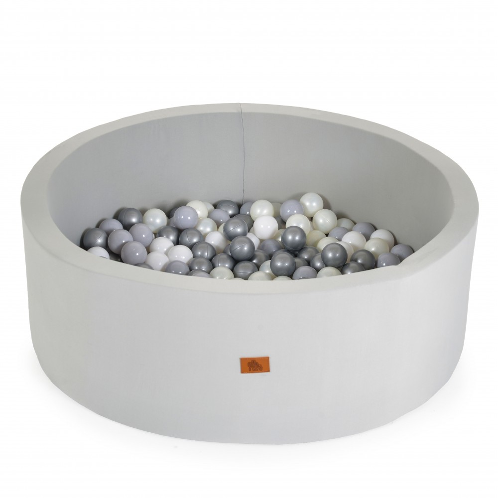Moni Μπαλοπισίνα Grey με 200 Μπάλλες 5.5cm 3801005601837
