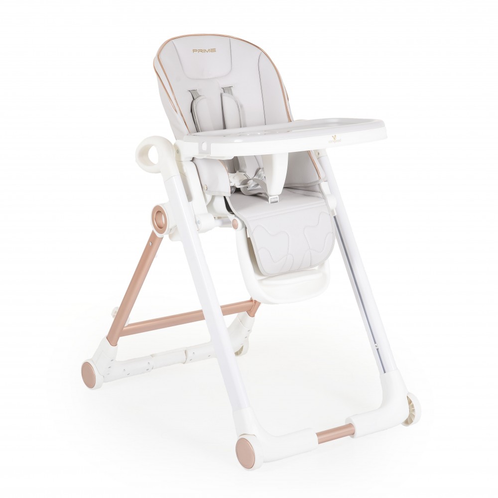 Cangaroo Αναδιπλούμενο Καρεκλάκι Φαγητού Prime Light Grey 3801005152414