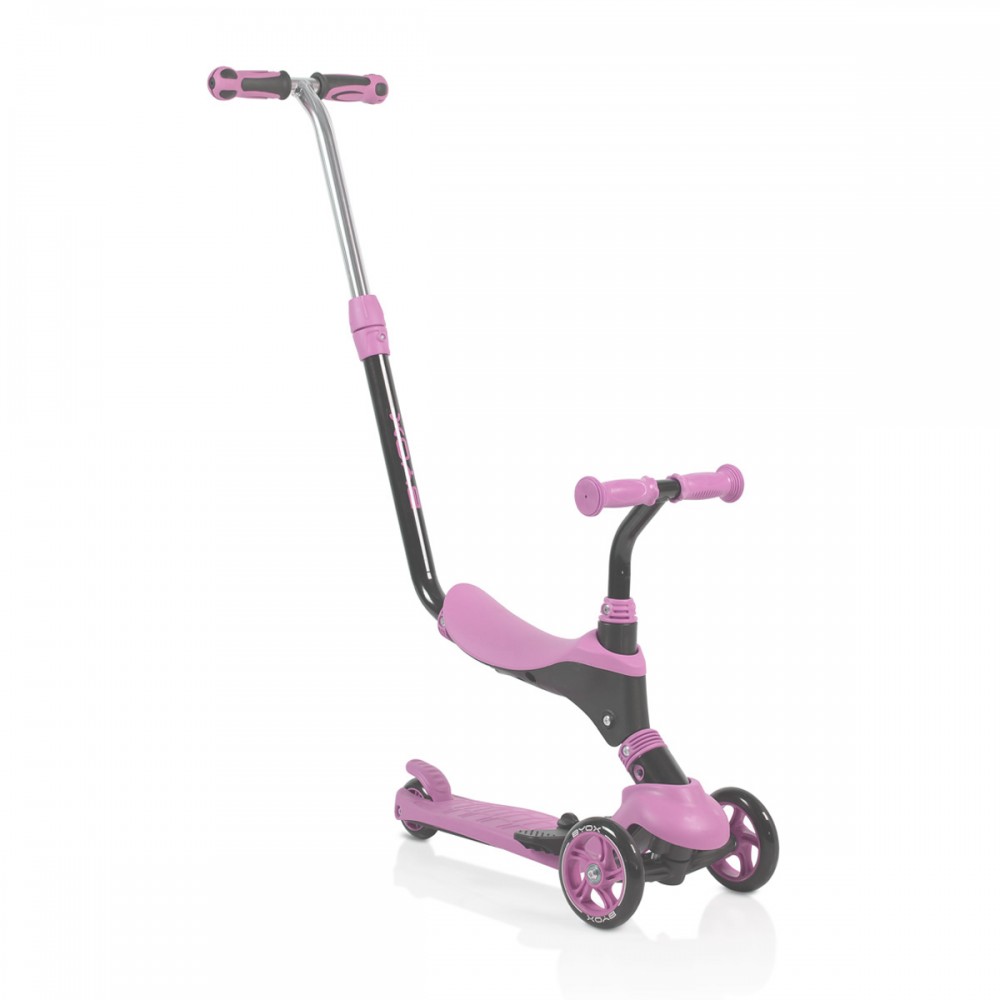 Byox Παιδικό Πατίνι Tristar 3 in 1 Τρίτροχο με Κάθισμα Lilac 3800146229269

