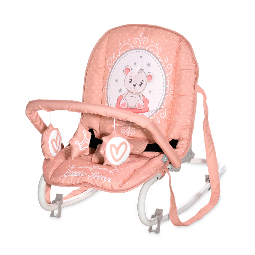 Lorelli Χειροκίνητο Relax Μωρού Eliza Mellow Rose Bear 10110142510
