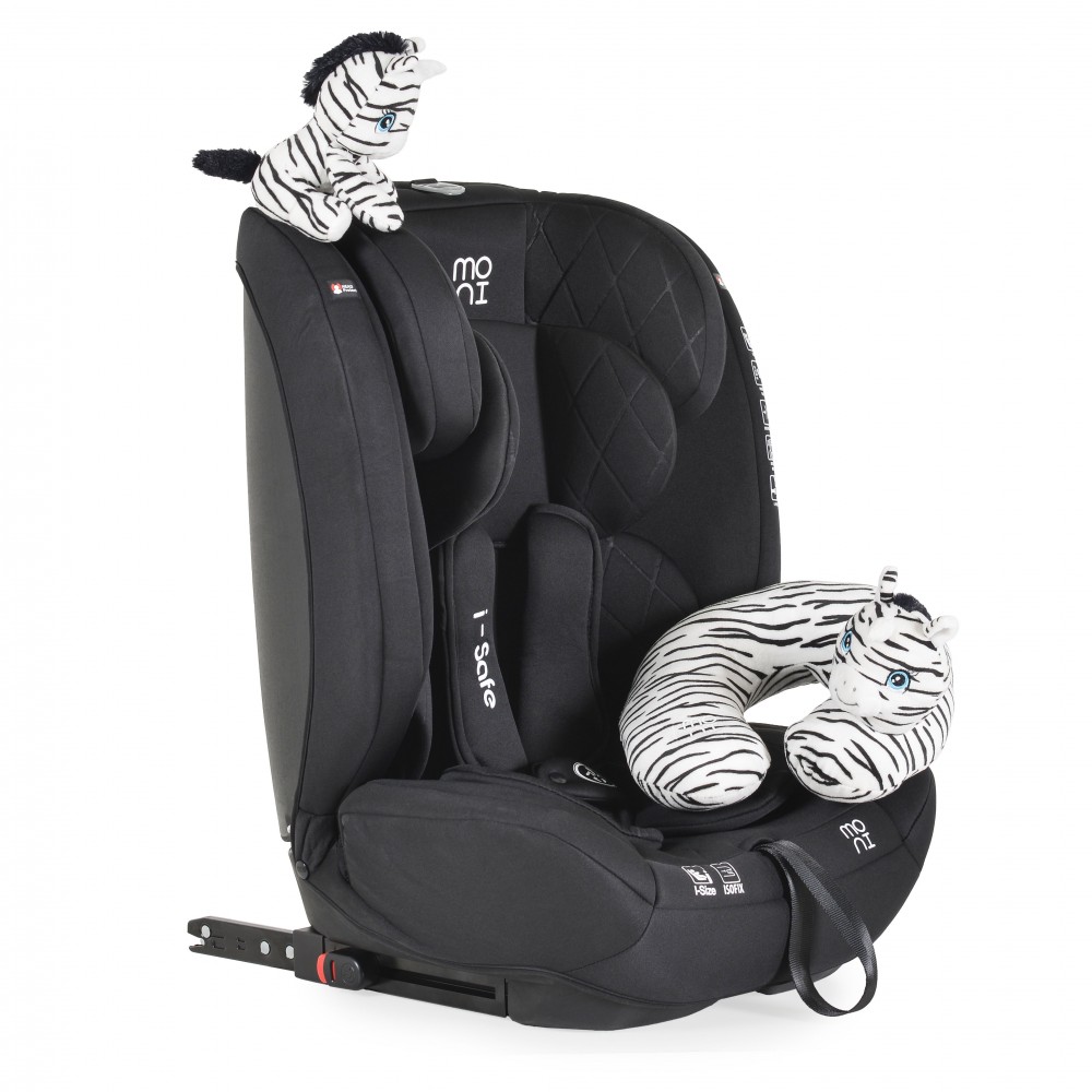 Moni Isafe Καθισματάκι Αυτοκινήτου i-Size 9-36 kg με Isofix Black 3801005152759

