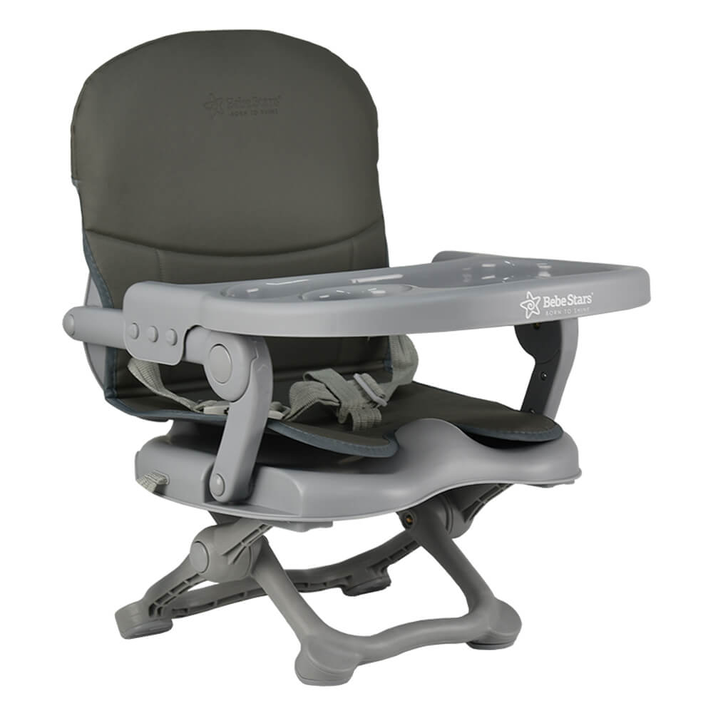 Bebe Stars Φορητό Καρεκλάκι Φαγητού Booster Tasty Grey 895-186