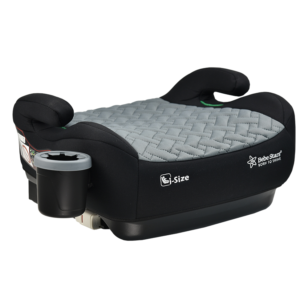 Bebe Stars Καθισματάκι Αυτοκινήτου Booster i-Size με Isofix Grey 954-186
