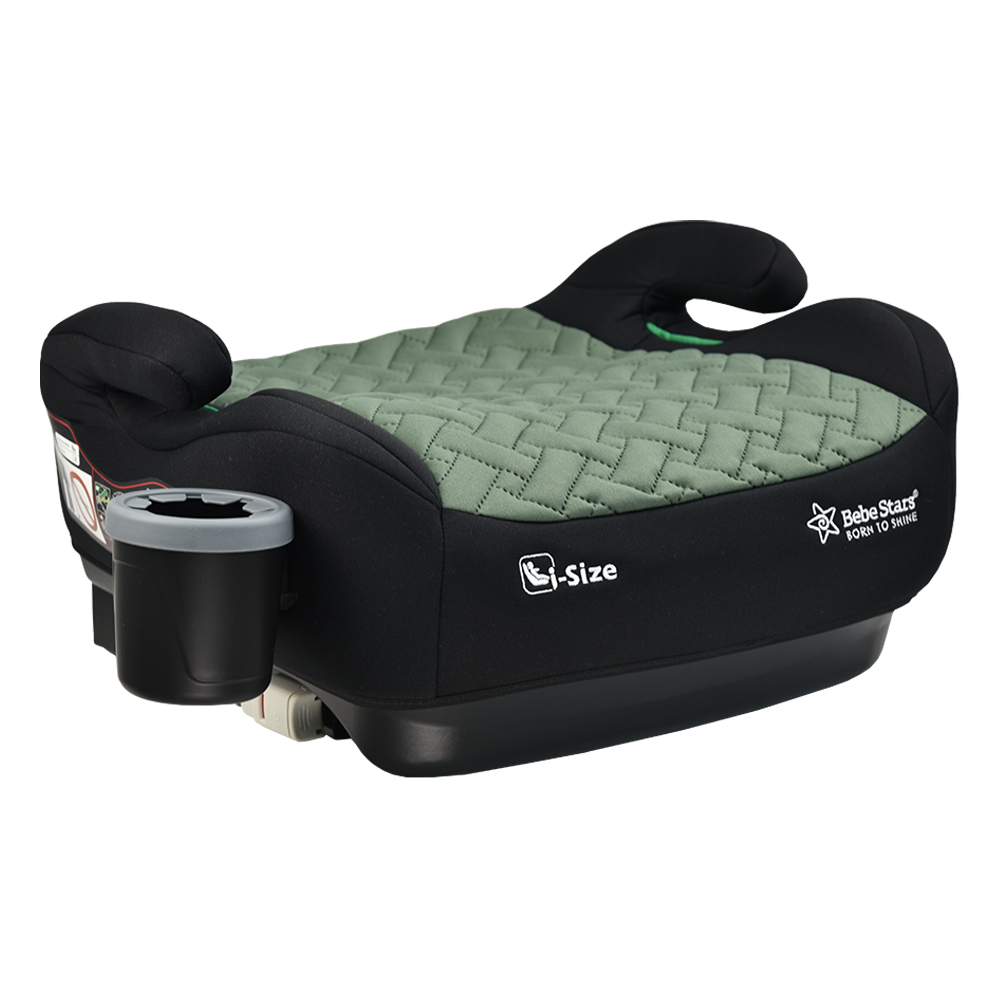 Bebe Stars Καθισματάκι Αυτοκινήτου Booster i-Size με Isofix Olive 954-176
