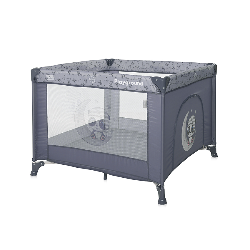 Lorelli Cool Grey Pandas Πάρκο με Στρώμα Γκρι 10080592362
