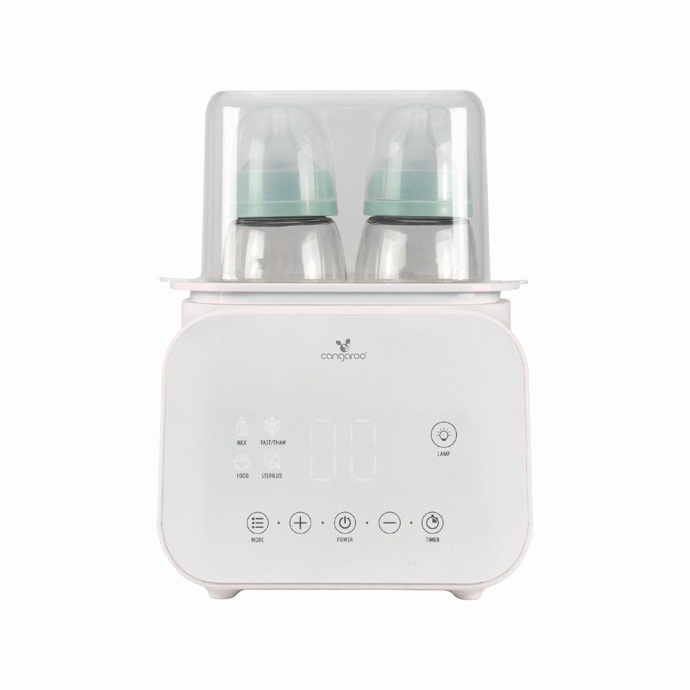 Cangaroo Διπλός Ψηφιακός Θερμαντήρας Μπιμπερό Tummy με Λειτουργία Αποστείρωσης 3800146272081
