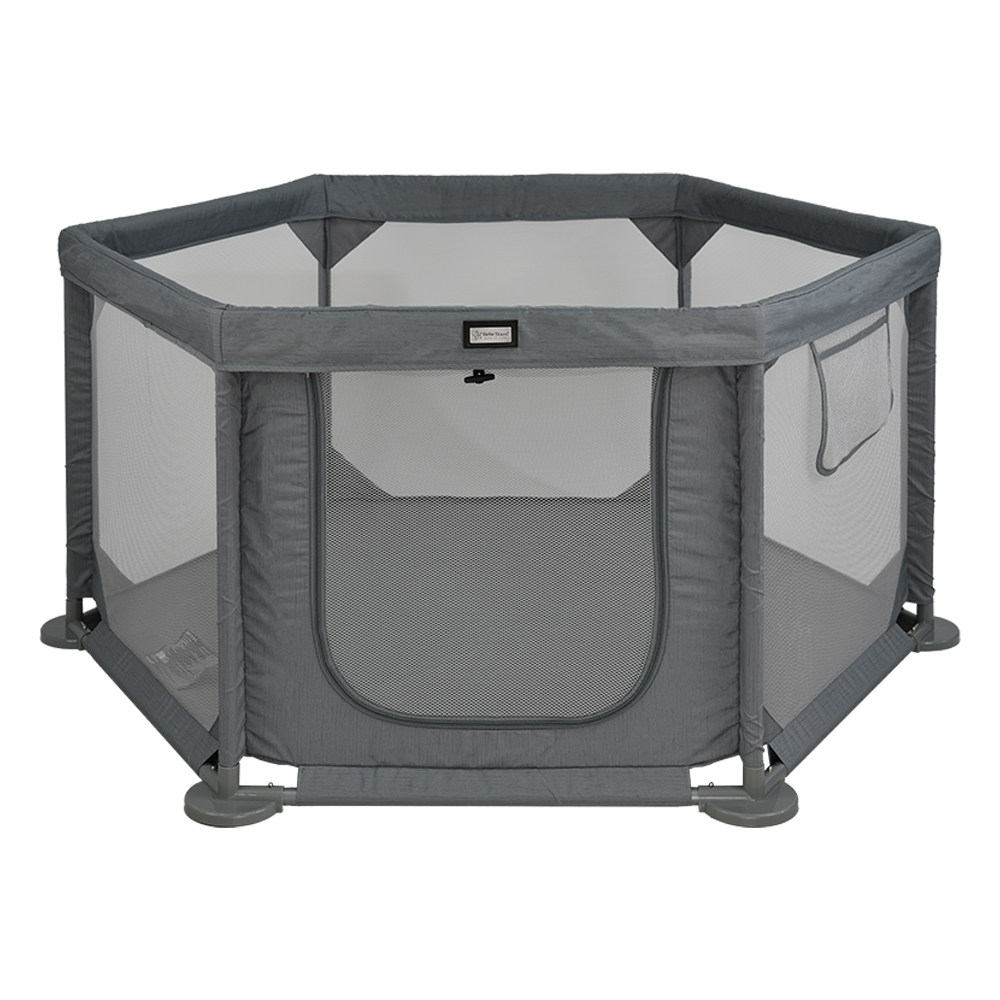 Bebe Stars Παρκοκρέβατο Πολύγωνο Cool Grey 889-186