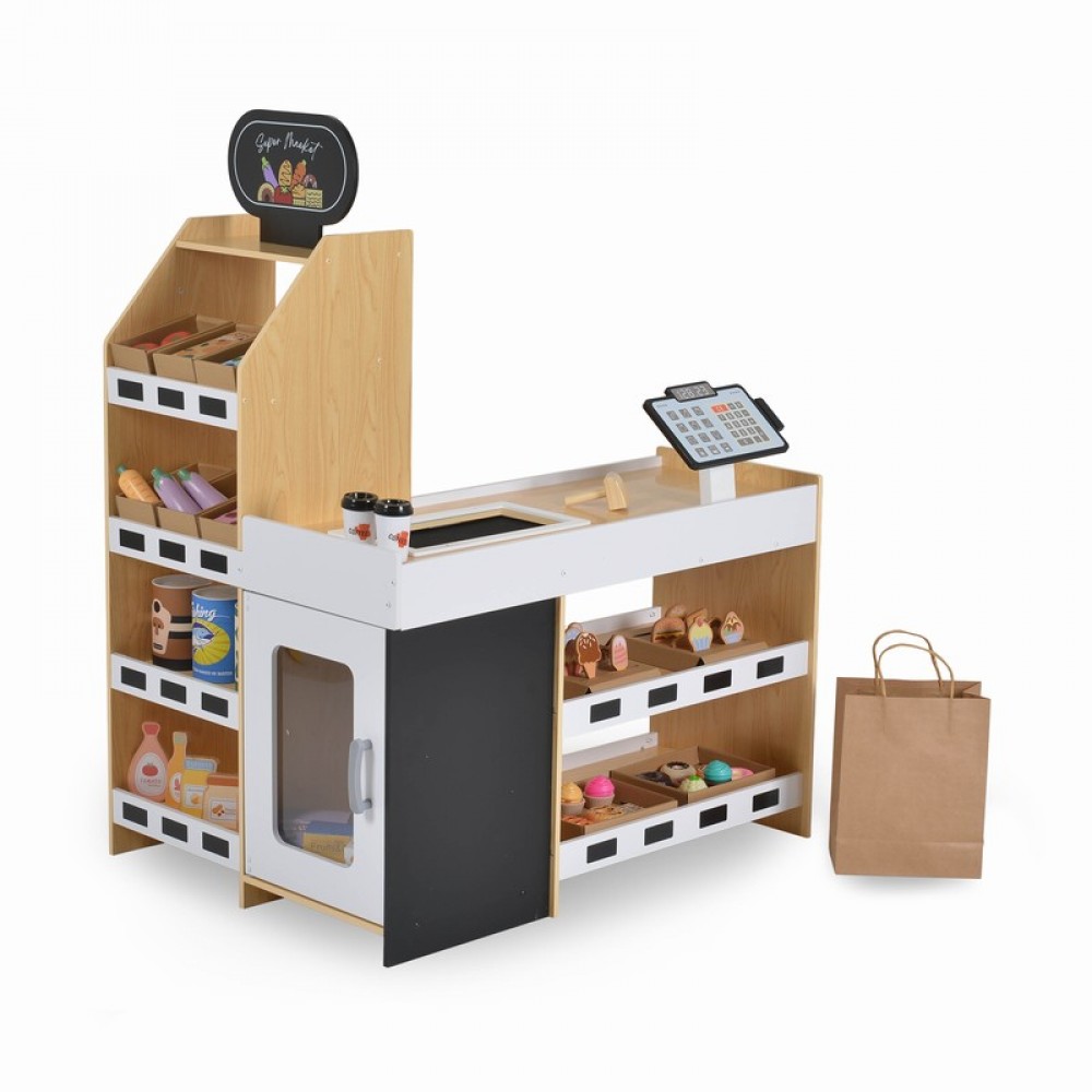 Moni Toys Ξύλινο Σούπερ Μάρκετ Wooden Simulation Store W10A214 3801005602063