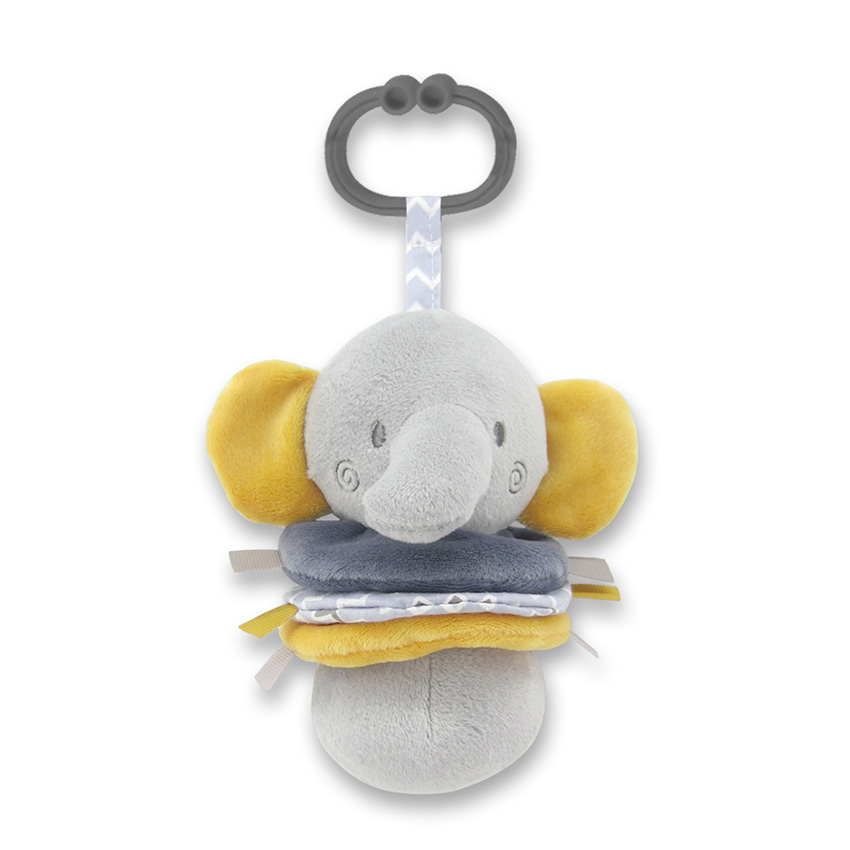 Lorelli Λούτρινο Κρεμαστό-Κουδουνίστρα με Δόνηση Elephant Grey Natural 10191390010