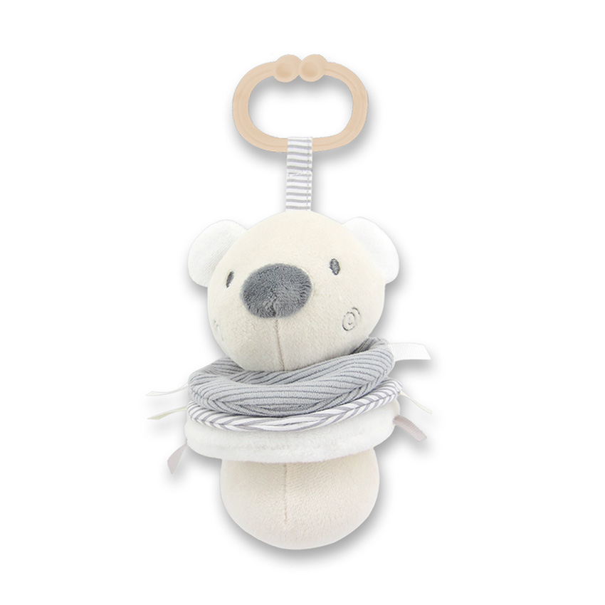 Lorelli Λούτρινο Κρεμαστό-Κουδουνίστρα με Δόνηση Bear Beige Natural 10191390008