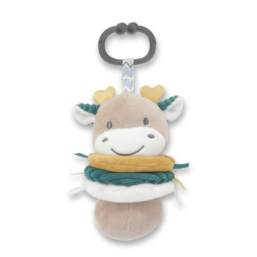 Lorelli Λούτρινο Κρεμαστό-Κουδουνίστρα με Δόνηση Deer Blue Natural 10191390006