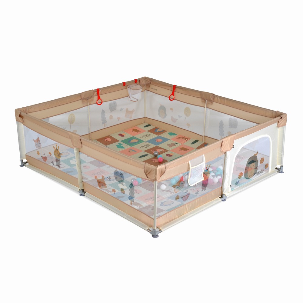 Moni Πάρκο GameZone Beige 180×200 Με Αξεσουάρ 3801005210404