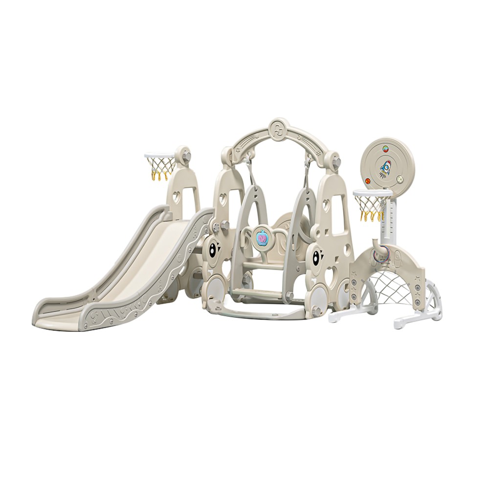 Παιδική Χαρά Moni Lunar 6 σε 1 – Τσουλήθρα, Κούνια, Μπασκέτα & Goal Set 3801005601899