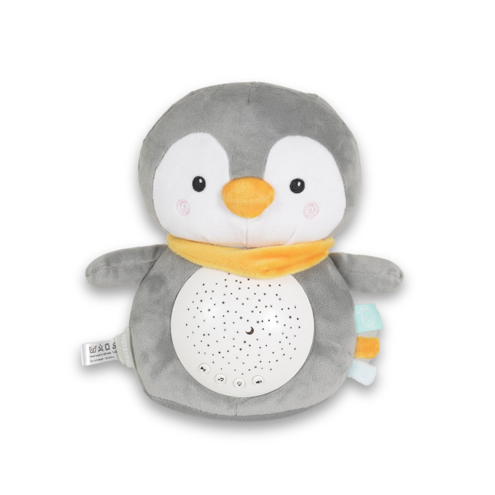 Moni Snuggly Penguin Φωτάκι Νυκτός και προβολέας με λευκούς θορύβους 3800146271107