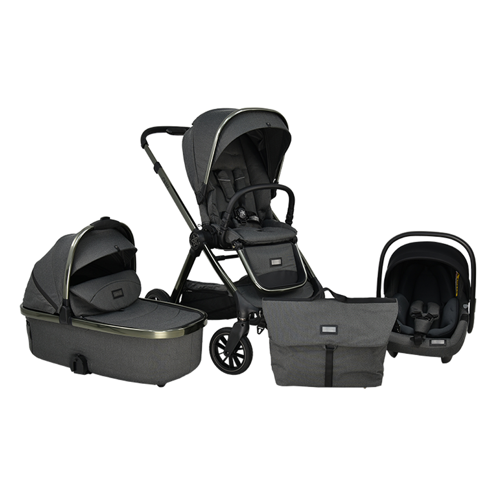 Bebe Stars Onyx 3 σε 1 – Πολυκαρότσι με Πορτ-Μπεμπέ & Κάθισμα Αυτοκινήτου 340-186