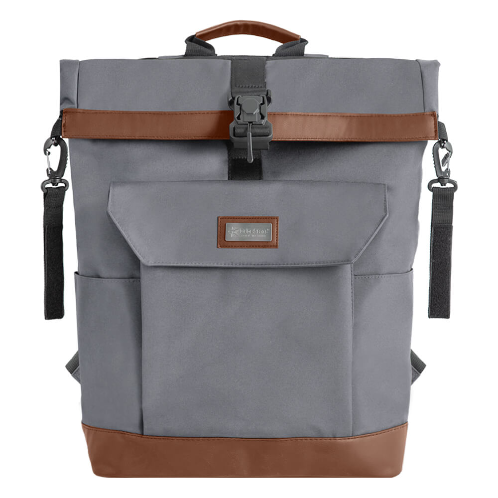 Bebe Stars Τσάντα Πλάτης Grey με Αλαξιέρα 595-182