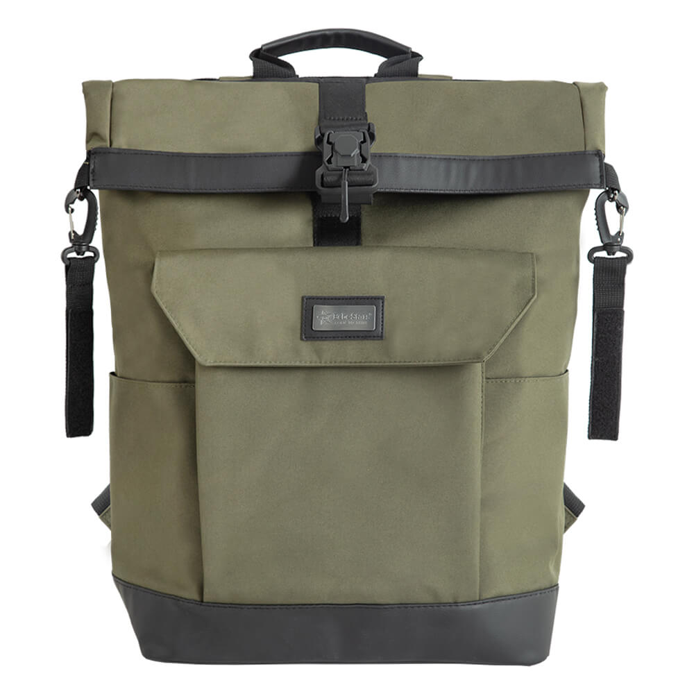 Bebe Stars Τσάντα Πλάτης Olive με Αλαξιέρα 595-174