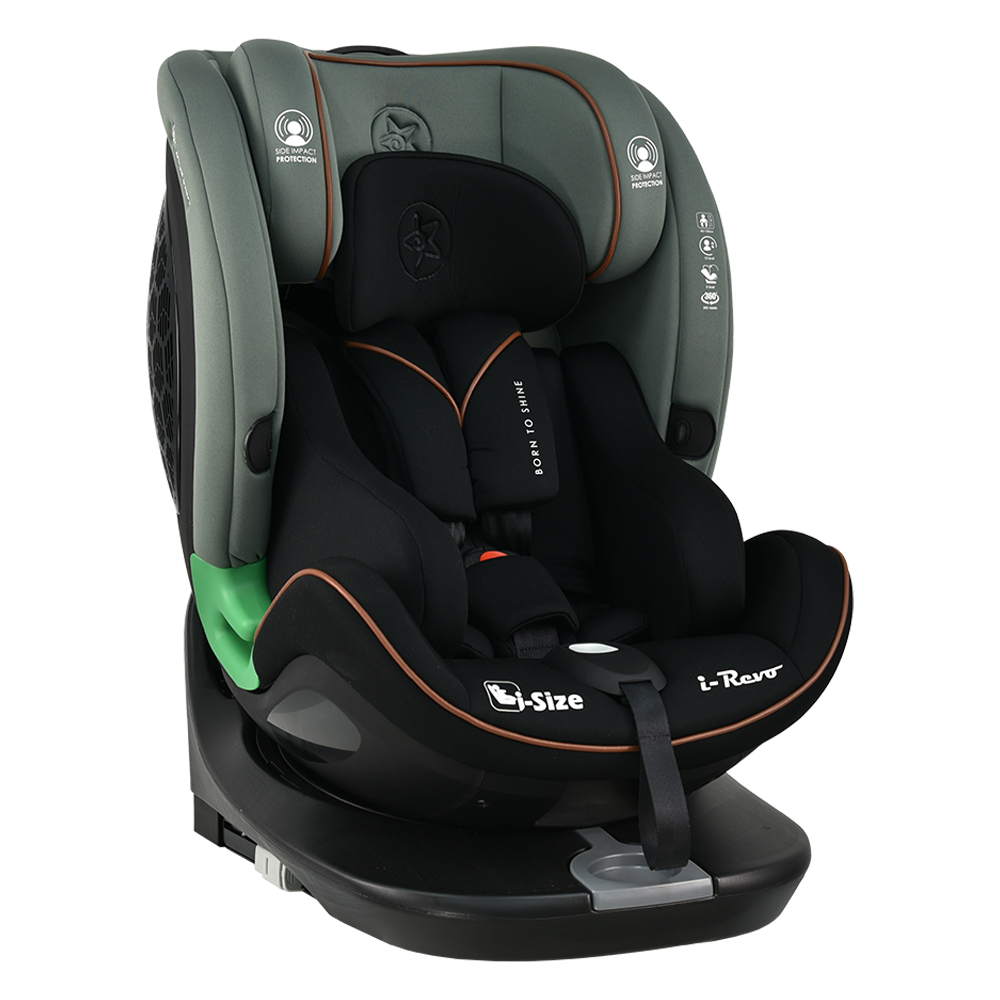 Bebe Stars I-Revo Olive Καθισματάκι Αυτοκινήτου i-Size με Isofix 906-176