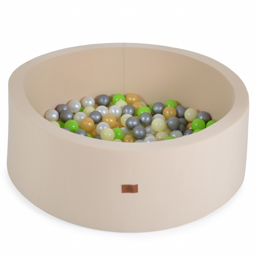 Moni Toys Μπαλοπισίνα Beige ball pool με 200 τμχ μπάλλες 5.5cm 3801005602612