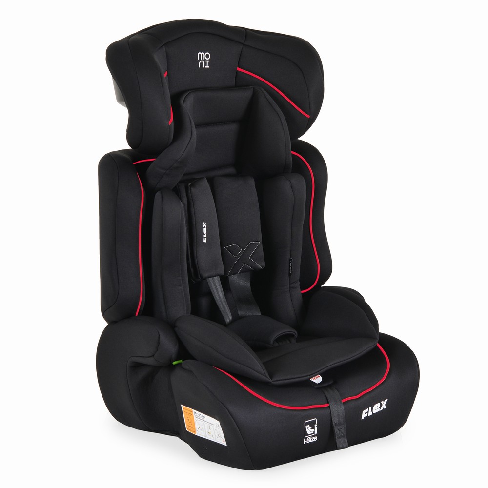 Bimbo Shop – Moni Baby Car Seat Flex 76–150cm Black with Red Line Παιδικό Κάθισμα Αυτοκινήτου i-Size 3801005153602