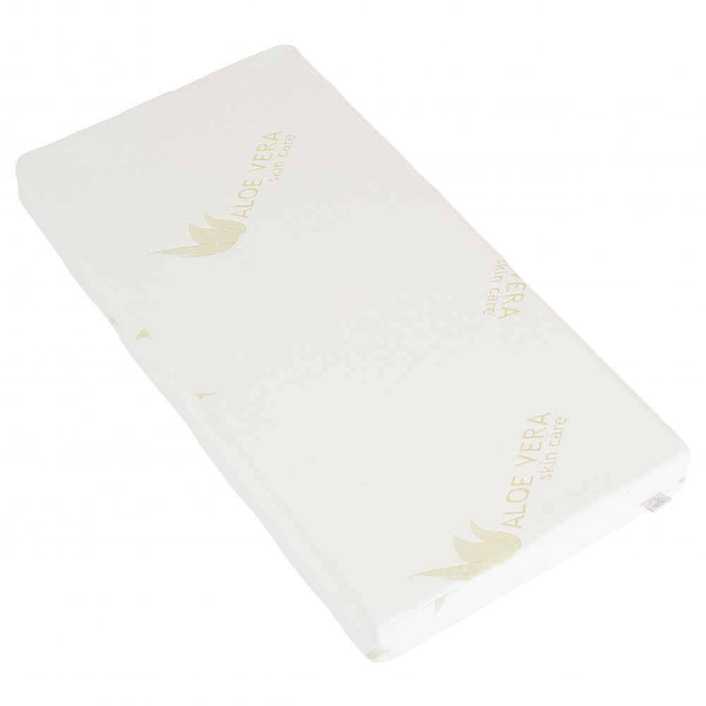 HUGZZZ Aloe Spring Βρεφικό Στρώμα Κούνιας 120x60x11cm με Αφρό Πολυουρεθάνης, Ίνες Καρύδας & Κάλυμμα Aloe Vera 3801005210039