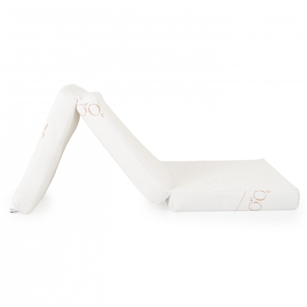 HUGZZZ Foldable Baby Mattress Cashmere Touch Βρεφικό Αναδιπλούμενο Στρώμα Κούνιας 120x60x6cm με Bamboo Κάλυμμα 3801005210015