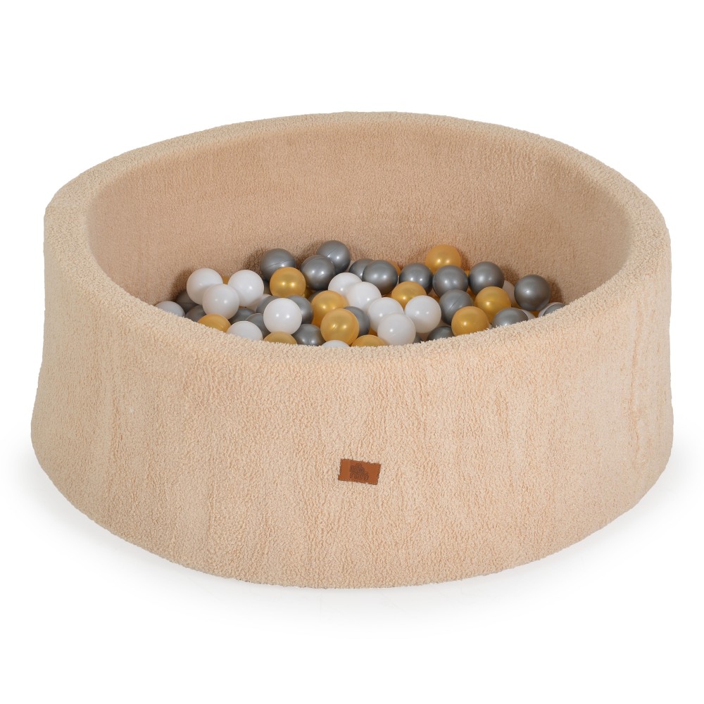 Moni - Cangaroo Soft Play Ball Pit Boucle Μπεζ  με 200 Μπαλάκια 3801005602155