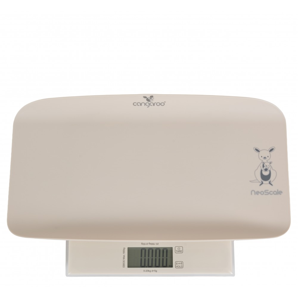 Cangaroo NeoScale Ηλεκτρονική Ζυγαριά Βρέφους 2 σε 1 Grey έως 20kg / 180kg 3800146272968