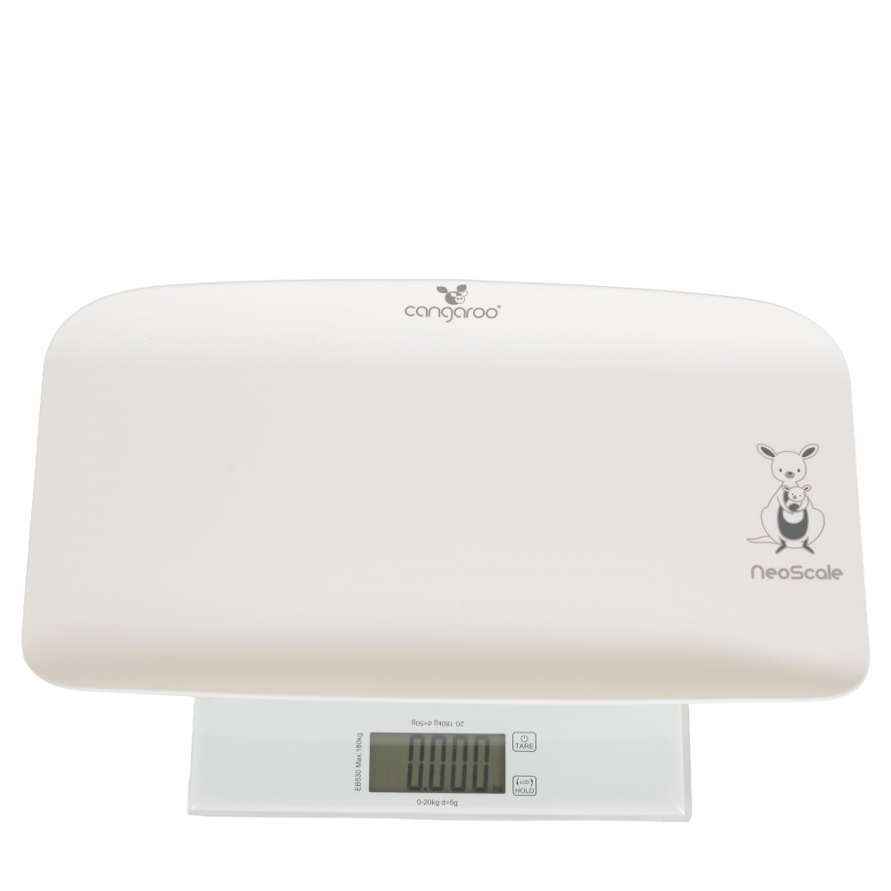 Cangaroo NeoScale Ηλεκτρονική Ζυγαριά Βρέφους 2 σε 1 White έως 20kg / 180kg 3800146272838
