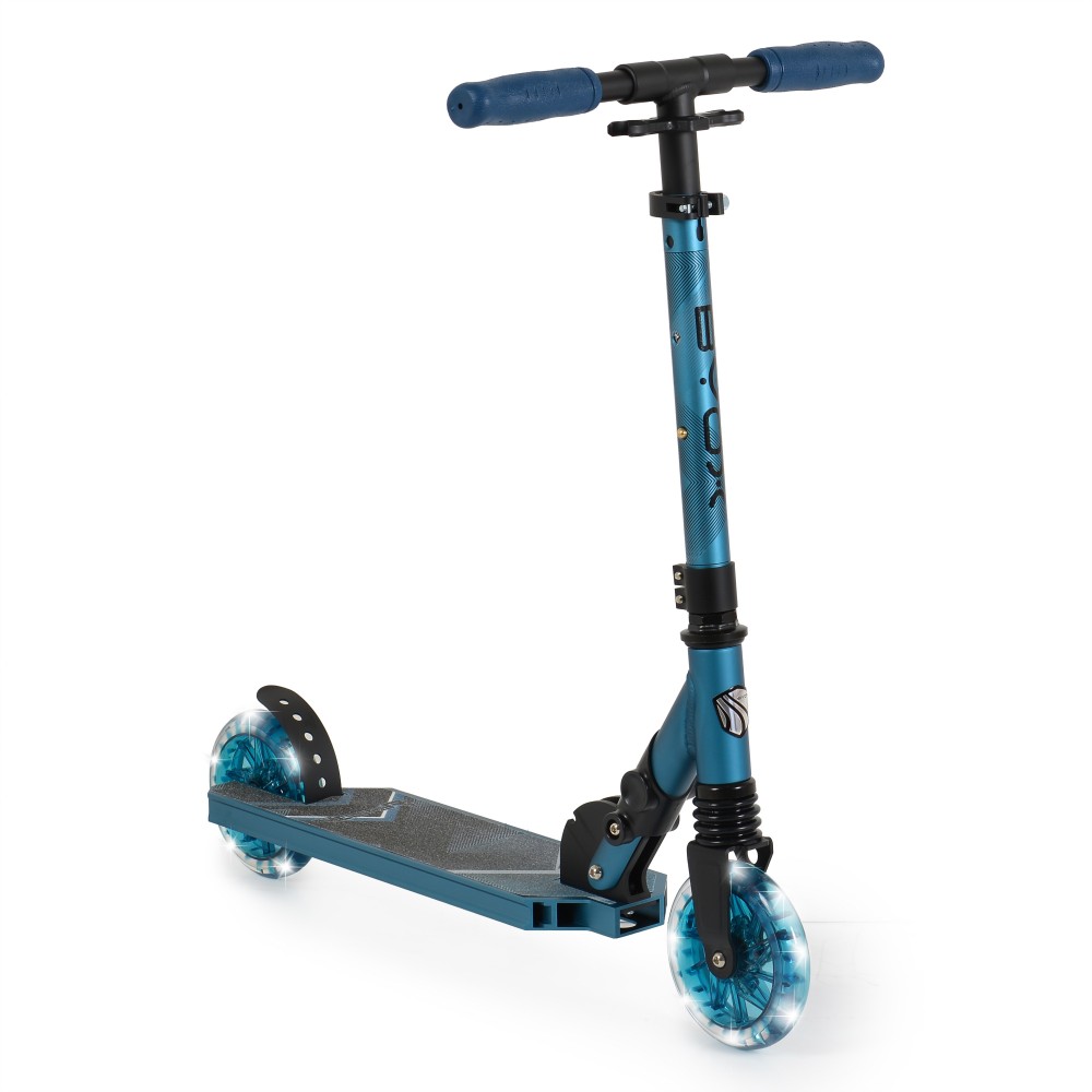 BYOX Vector Blue Αναδιπλούμενο Παιδικό Πατίνι Αλουμινίου με Φωτάκια LED 6+ Ετών 3801005300174