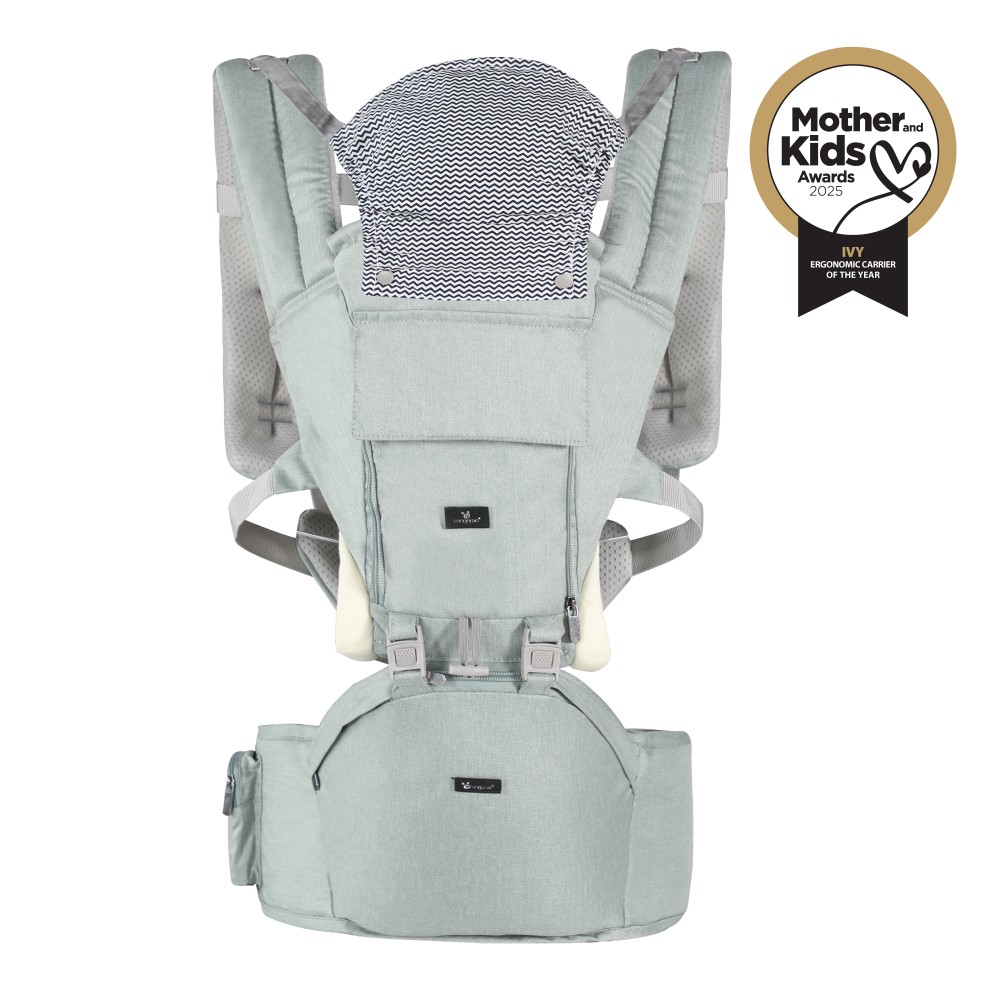 Cangaroo Ivy Green YD0301 Βρεφικός Μάρσιπος με Κάθισμα και 3 Θέσεις Μεταφοράς 