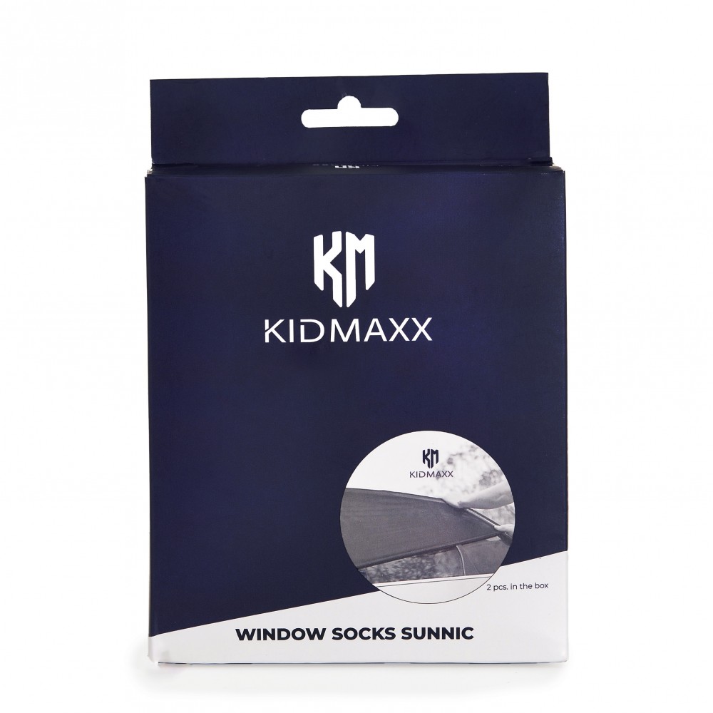 Kidmaxx SUNNIC Ηλιοπροστασίες Αυτοκινήτου Window Socks Σετ 2τμχ για Πλαϊνά Παράθυρα 3800146270353
