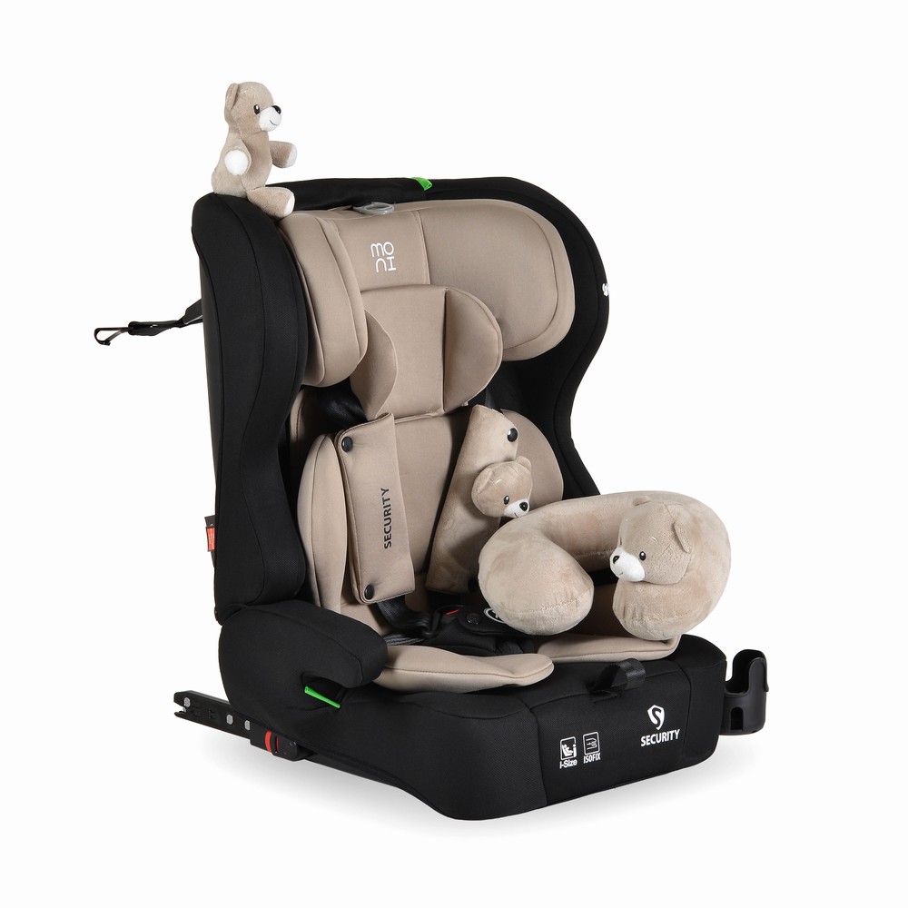 Moni Security Cool Beige Κάθισμα Αυτοκινήτου i-Size Isofix 76-150cm 9-36kg 3801005153305