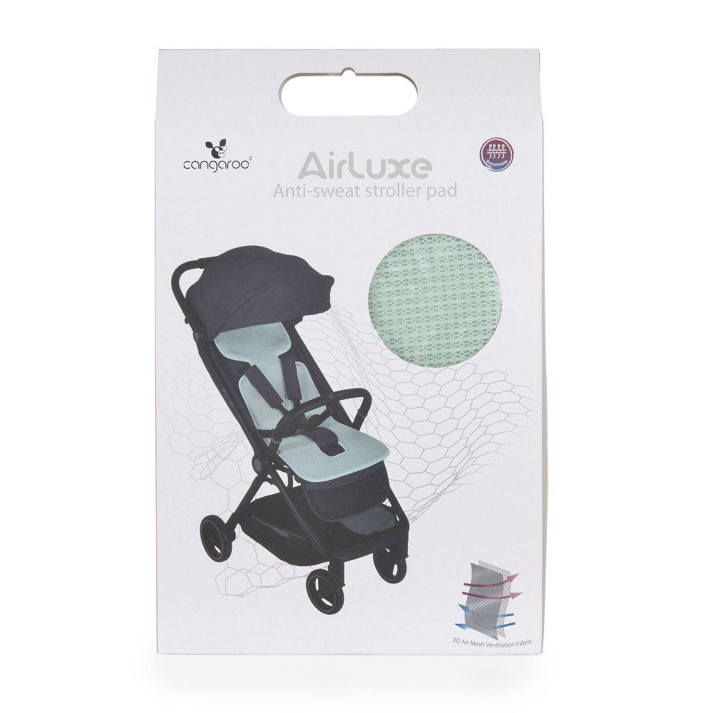Cangaroo Αντιιδρωτικό Κάλυμμα Καροτσιού AirLuxe Mint 3800146271954