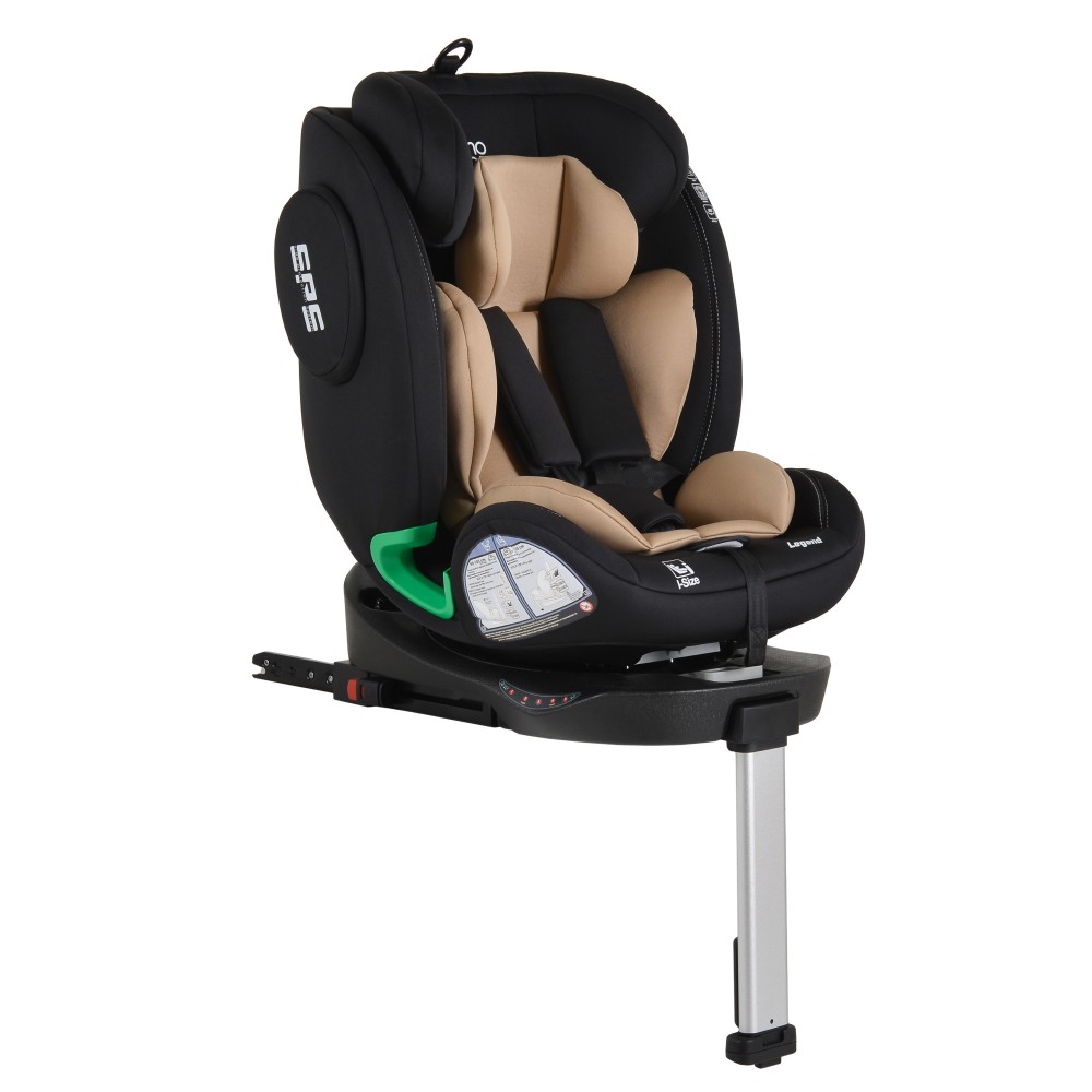 Moni Legend Beige Κάθισμα Αυτοκινήτου i-Size 40–150cm με Isofix & Περιστροφή 360° 3801005153695