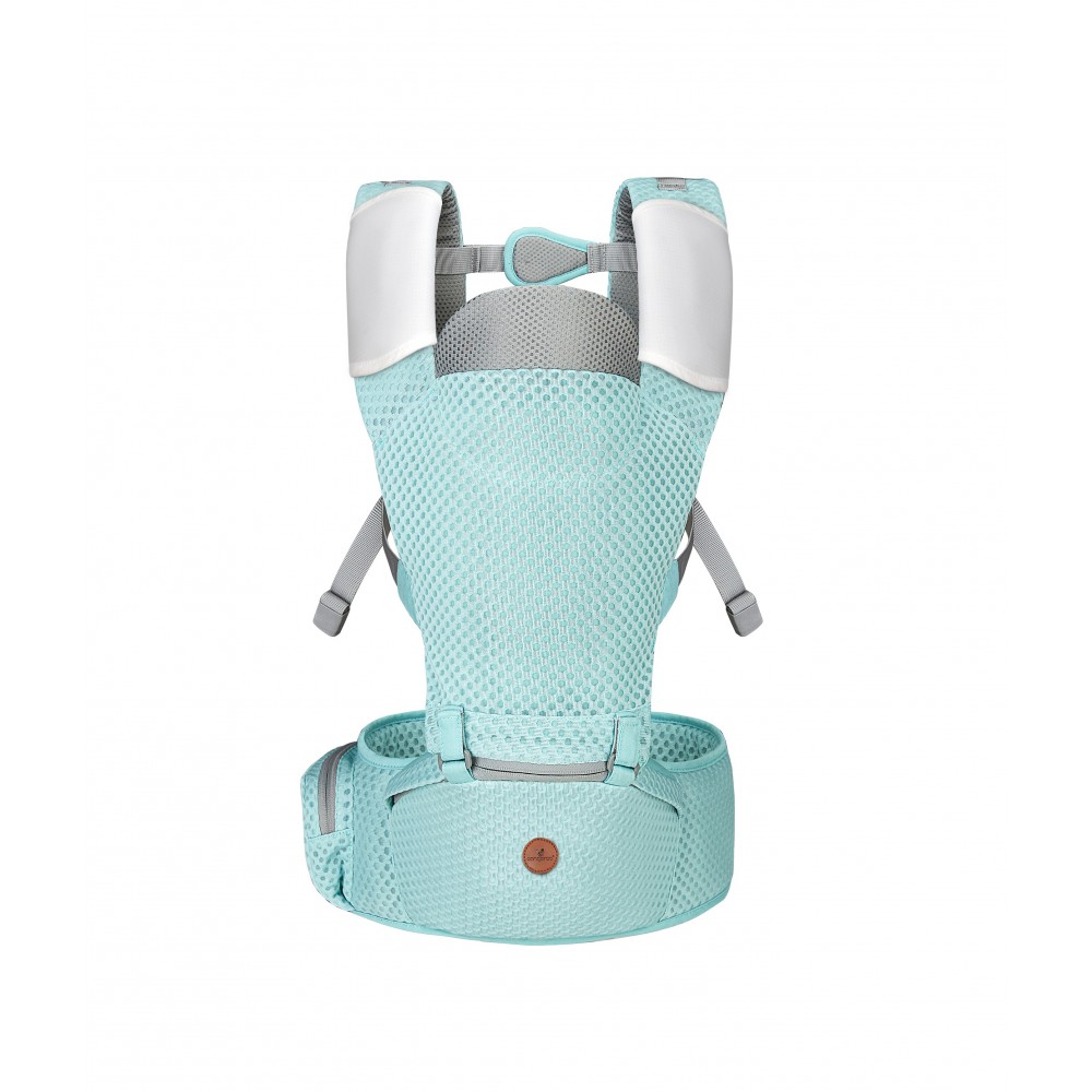 Cangaroo Mistral Turquoise HS1965 Μάρσιπος Αγκαλιάς με Βάση 3800146270711 – Εργονομικός Τυρκουάζ Baby Carrier έως 15kg