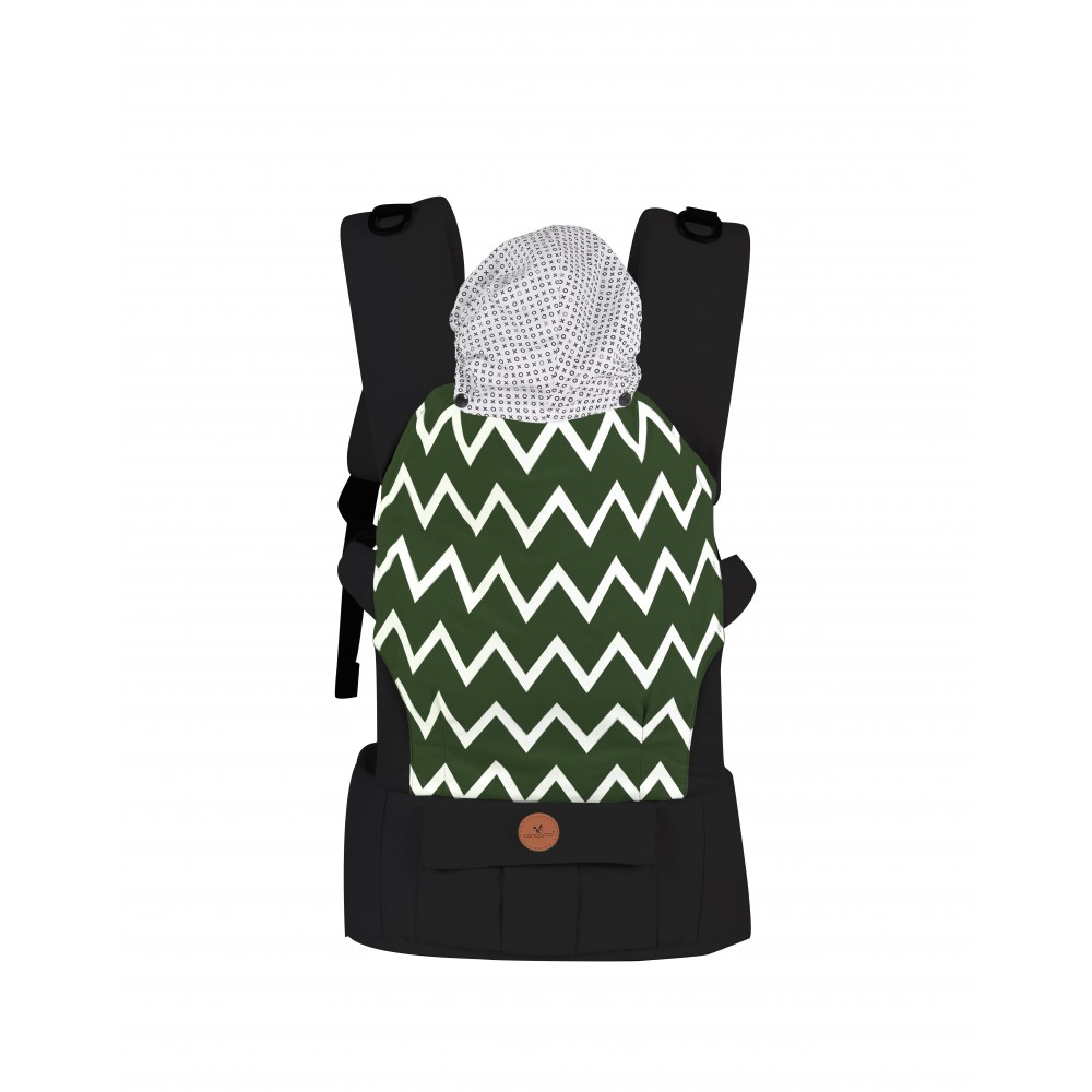 Cangaroo Explorer Dark Green Εργονομικός Μάρσιπος Αγκαλιάς 3 Θέσεων 3800146270605 – Σκούρο Πράσινο Baby Carrier έως 15kg