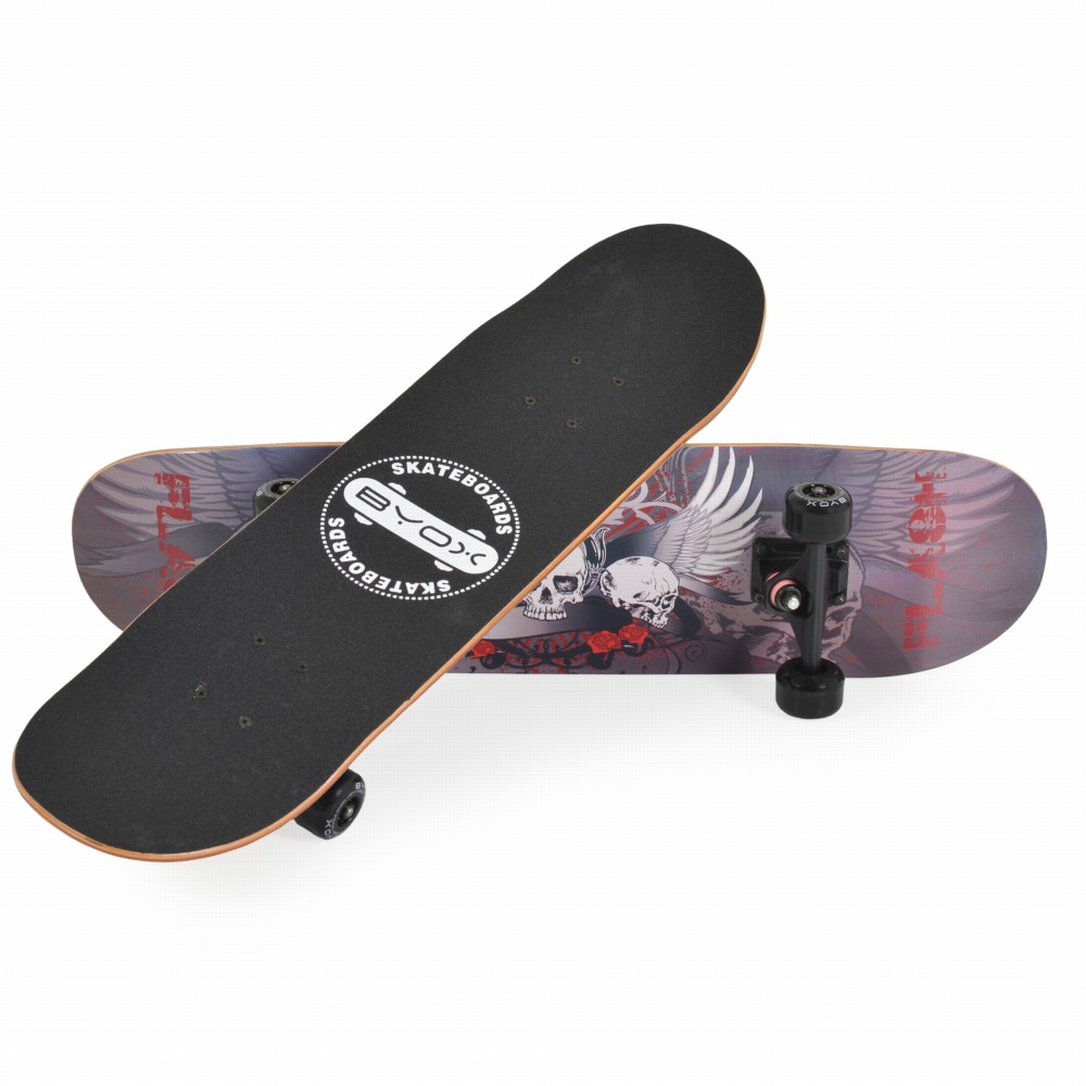 Byox Skateboard 3006 F443 Grey 79cm 3800146229955 – Τροχοσανίδα με 9PU Ρόδες & ABEC-5